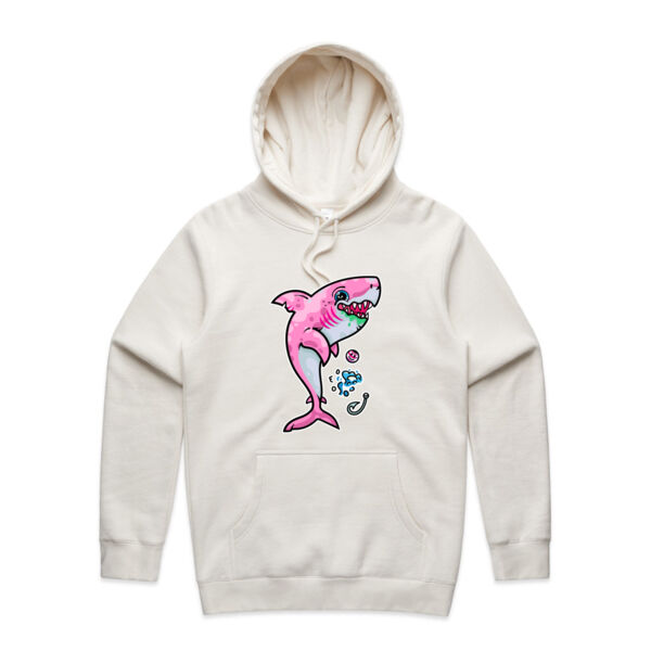 The Pink, friendly Shark of the sea - AS Colour - Organic Stencil Hood Thumbnail