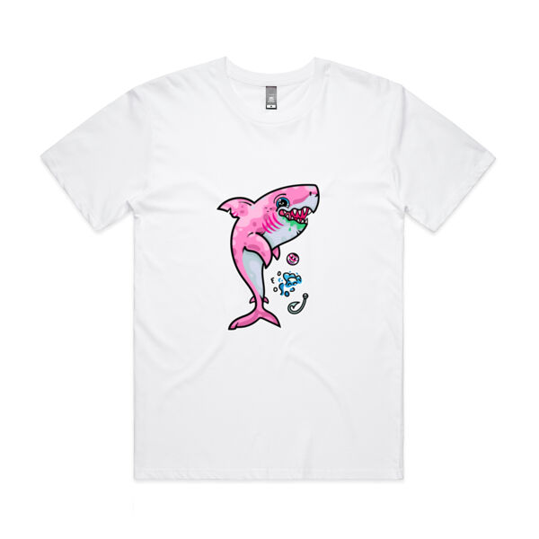 The Pink, friendly Shark of the sea - AS Colour - Mens Staple Minus Tee  Thumbnail
