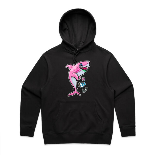 The Pink, friendly Shark of the sea - AS Colour - Men's Heavy Hood Thumbnail