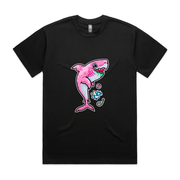 The Pink, friendly Shark of the sea - AS Colour - Men's Heavy Tee Thumbnail