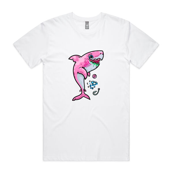The Pink, friendly Shark of the sea - AS Colour - Staple Tee Thumbnail