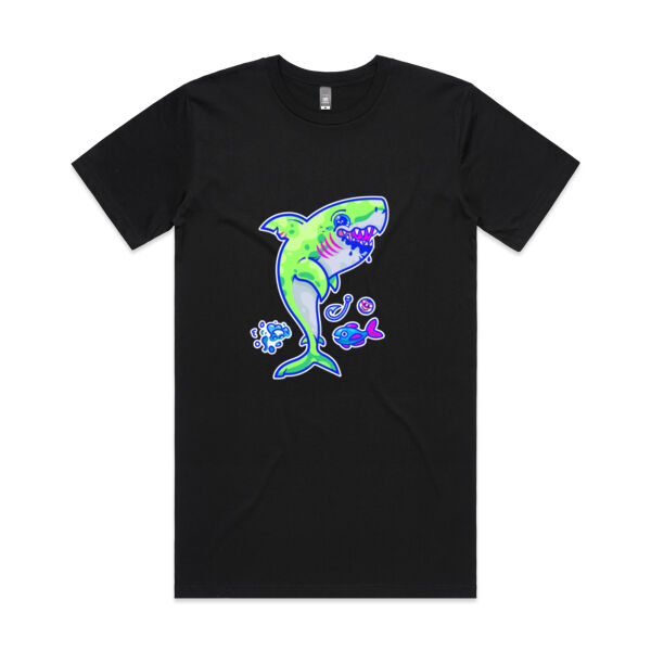 The Lime Green Shark with a Motive - AS Colour - Tall Tee Thumbnail