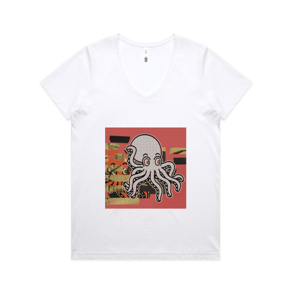 Octo Craft - AS Colour - Women's Maple V Neck Tee Thumbnail
