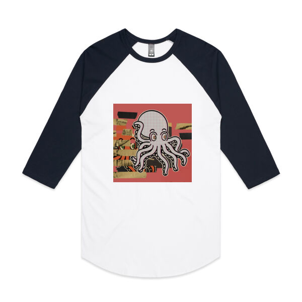 Octo Craft - AS Colour - 3/4 Raglan Baseball Sleeve Tee Thumbnail