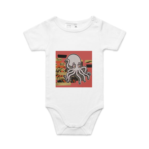 Octo Craft - AS Colour - Organic Baby 'Mini-me' Onesie Romper Thumbnail