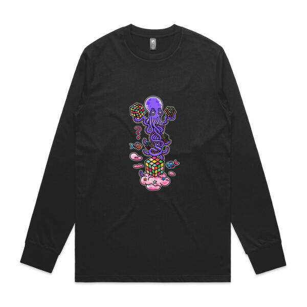 Octo Cube Solver - Version 3 - AS Colour - Classic L/S Tee Thumbnail
