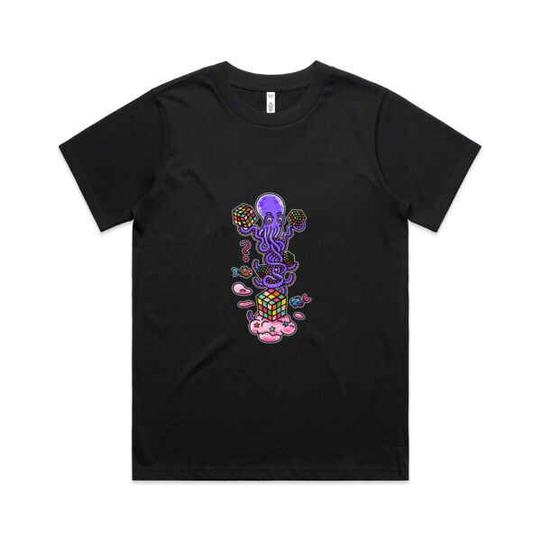Octo Cube Solver - Version 3 - AS Colour - Women's Classic Tee Thumbnail