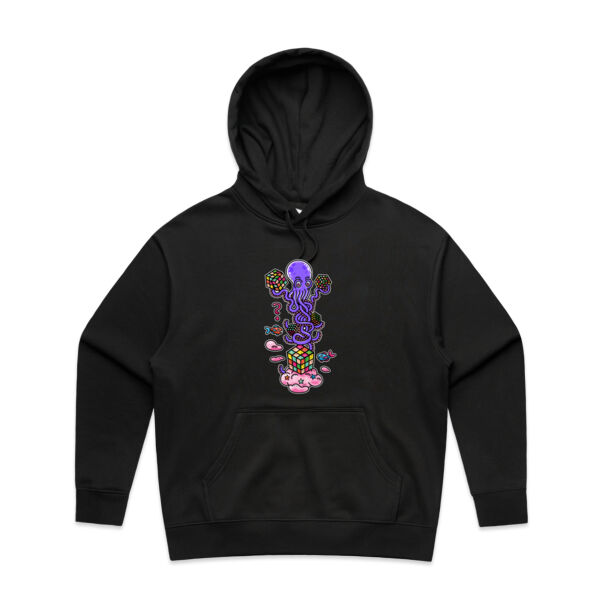 Octo Cube Solver - Version 3 - AS Colour - Women's Heavy Hood Thumbnail