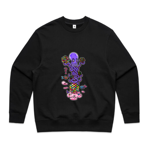 Octo Cube Solver - Version 3 - AS Colour - Men's Heavy Crew Thumbnail