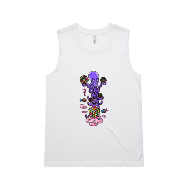 Octo Cube Solver - Version 3 - AS Colour - Women's Upside Tank Thumbnail
