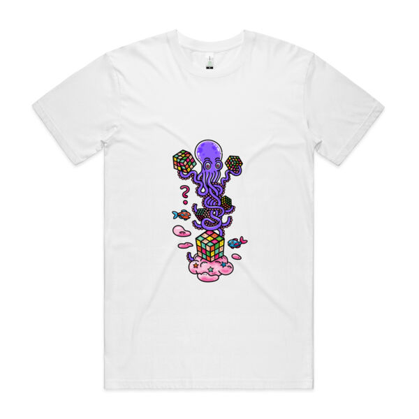 Octo Cube Solver - Version 3 - AS Colour - Organic Staple Tee Thumbnail