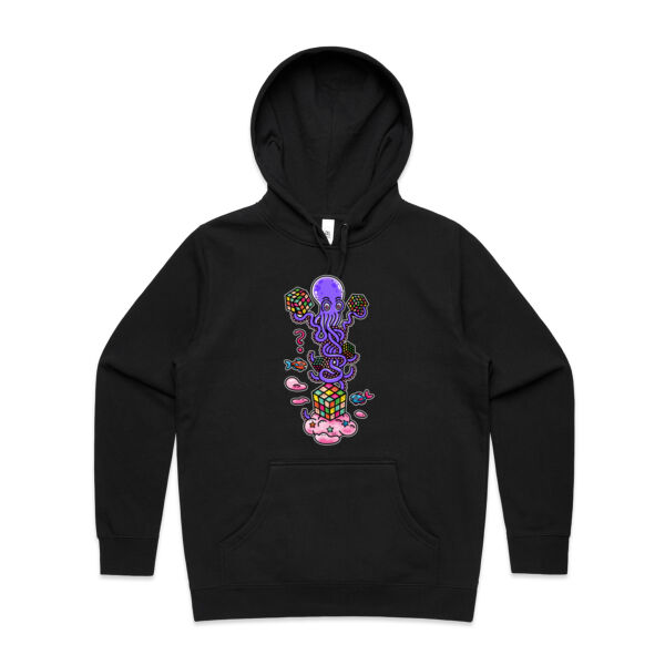 Octo Cube Solver - Version 3 - AS Colour - Women's Stencil Hood Thumbnail