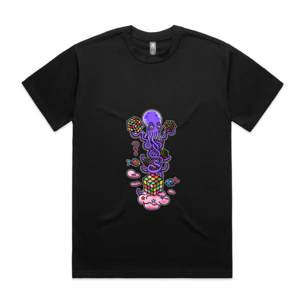 Octo Cube Solver - Version 3 - AS Colour - Men's Heavy Tee Thumbnail