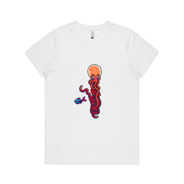 Bundled Octo - V2 - AS Colour - Organic Women's  Maple Tee Thumbnail