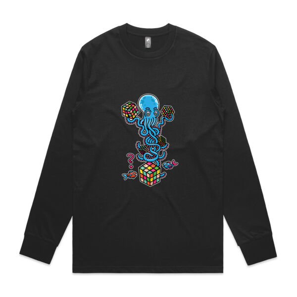 Octo Cube Solver - Version 4 - AS Colour - Classic L/S Tee Thumbnail