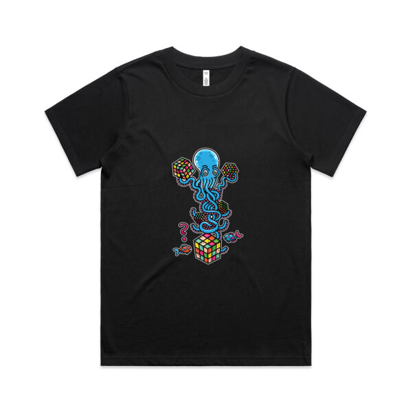 Octo Cube Solver - Version 4 - AS Colour - Women's Classic Tee Thumbnail