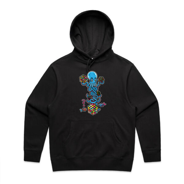 Octo Cube Solver - Version 4 - AS Colour - Men's Heavy Hood Thumbnail
