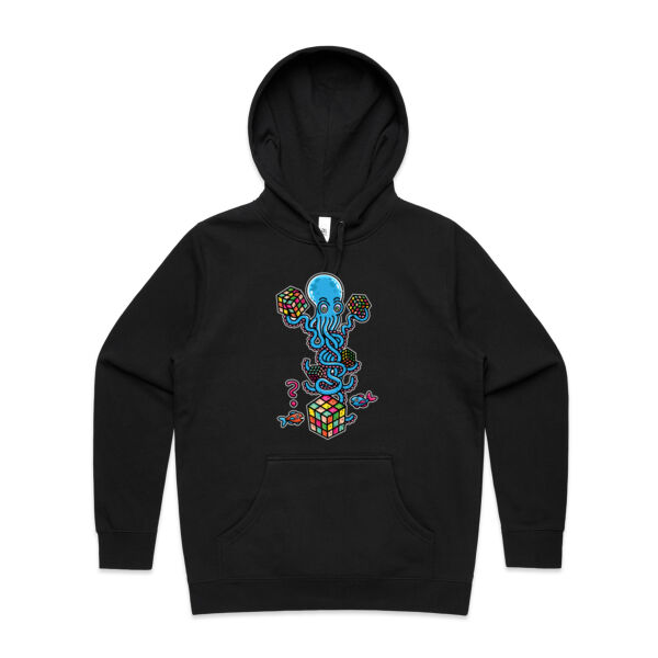 Octo Cube Solver - Version 4 - AS Colour - Women's Stencil Hood Thumbnail