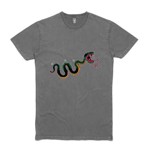 Snake Venom - AS Colour Stone Wash Staple Tee Thumbnail