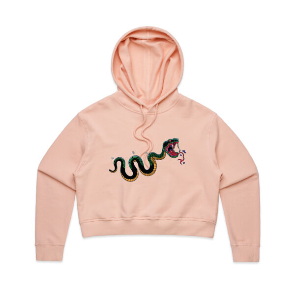Snake Venom - AS Colour - Women's Crop Hood Thumbnail