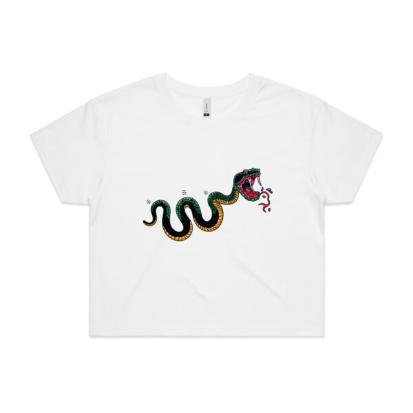 Snake Venom - AS Colour - Women's Crop Tee Thumbnail