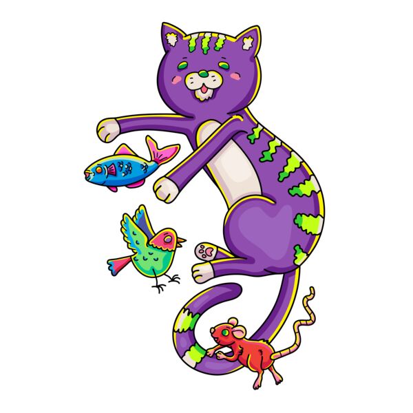 Purple Cat & Friends Thumbnail