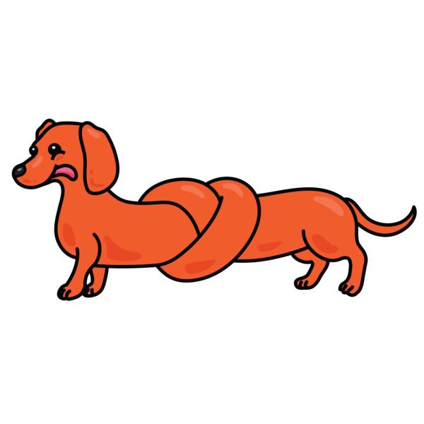  Sausage Dog - Pretzel V1 Thumbnail