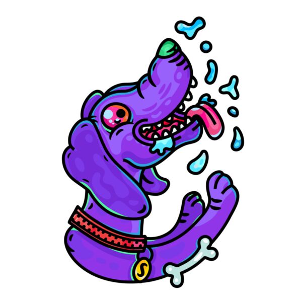 A Profile of a Pup - Purple Thumbnail